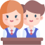 Class 10 student getting personal guidance for science exam preparation